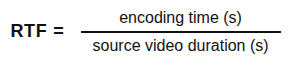 Real-Time Factor (RTF) formula