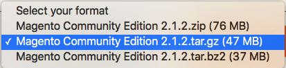 Select the option ending in “.tar.gz”